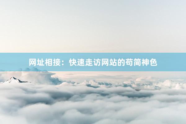 网址相接：快速走访网站的苟简神色